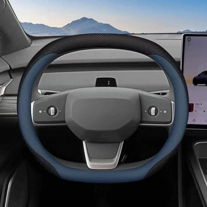 Nappa Leather Steering Wheel Cover